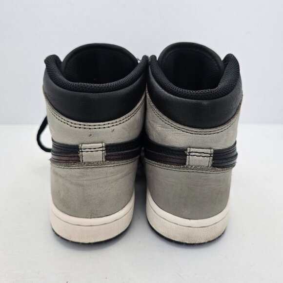 Air Jordan | 1 Retro 'Patina' black leather sporty hi-top sneakers | WMS 5.5 - Picture 3 of 8